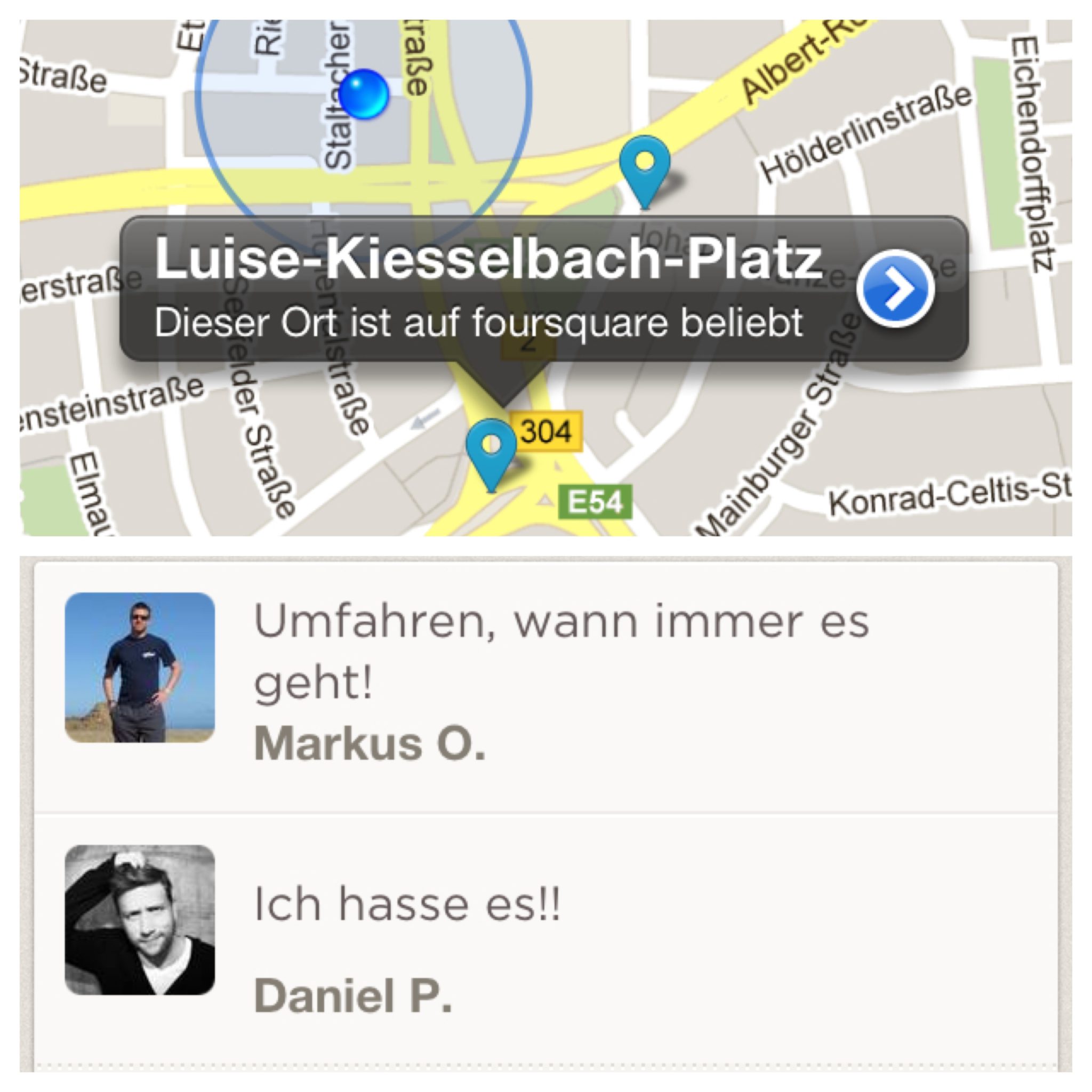 Hier so: