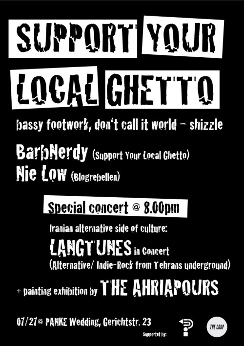 sharing means caring "Support Your Local Ghetto" in July sharing