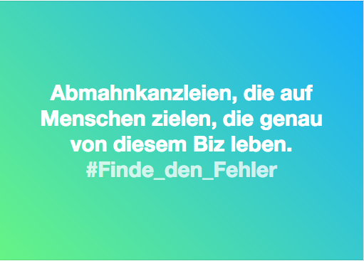 Abmahnung *Update*